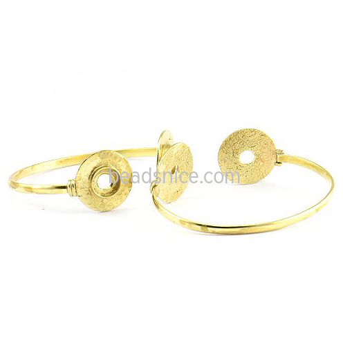Brass fashion jewelry women cuff bangles bracelet