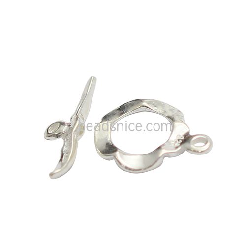Sterling silver toggle clasps for necklace bracelet connectors jewelry DIY