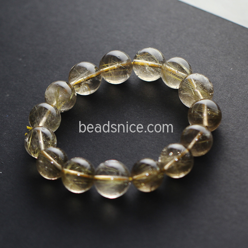 Brazil natural blonde crystal titanium bracelet crystal bracelet fashionable gift for girlfriend