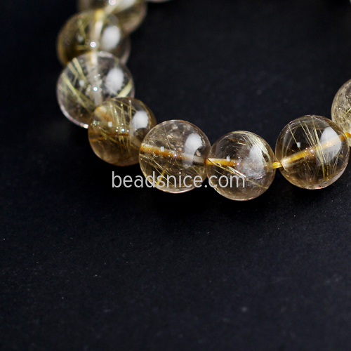 Brazil natural blonde crystal titanium bracelet crystal bracelet fashionable gift for girlfriend
