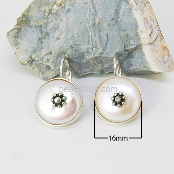 925 Sterling silver ear hook delicate gift jewelry wholesale