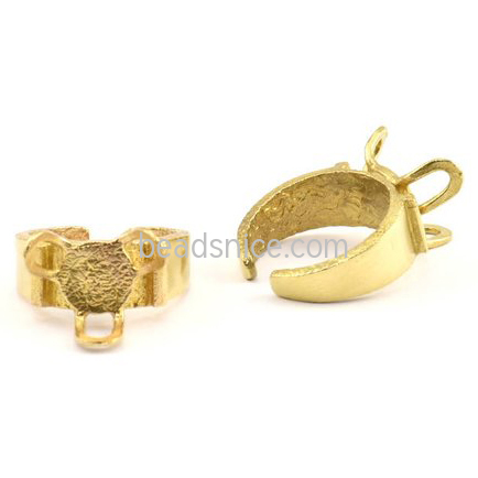 Brass Ring Setting Jewelry Western Style Fashion Ring Set Adjustable Wholesale