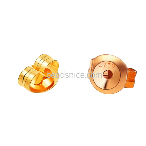 18k Gold Ear Plug Earrings Accessories Colors for Choose