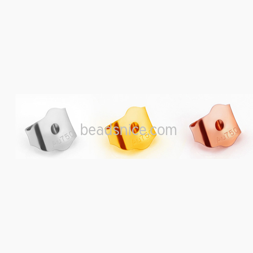 18k Gold Ear Plug Earrings Jewelry Accessories Colors for Choose