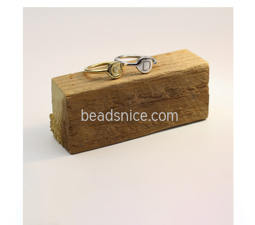 没重量925 Sterling Silver Couple Rings DIY Letter Name Lettering Simple Loyal Gold Ring Designs