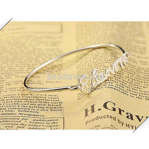 925 Silver bracelet DIY custom couple personality gift wholesale