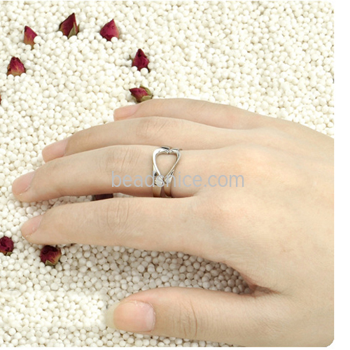 没重量 Wholesale 925 silver name English personality custom ring DIY creative gift couple ring company commemorative ring