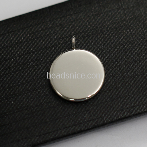 Stainless steel pendant base cabochon pendant blanks with bezel setting jewelry findings