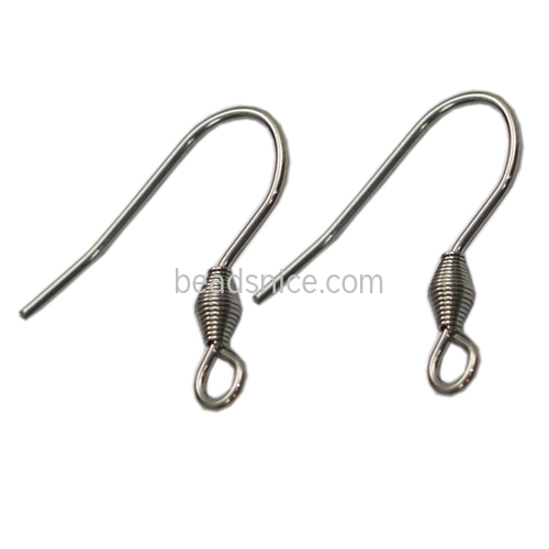 Stainless Steel Earring Finding,19X0.8mm,