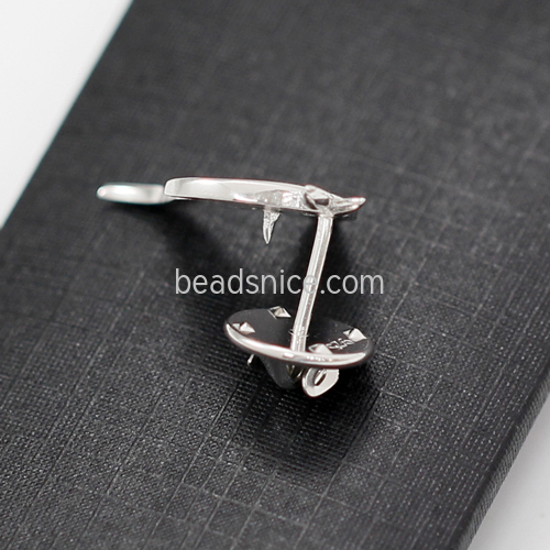 Sterling Silver Nail Tie Tack Lapel Pin Back Clutch Scatter Butterfly Clasp Squeeze Badge Holder