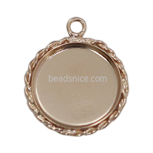 925 Sterling Silver Pendant Tray