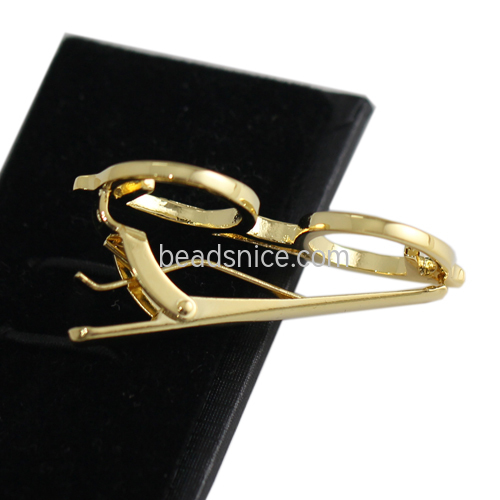 Brass Tie Clip Fashion Tie Bar