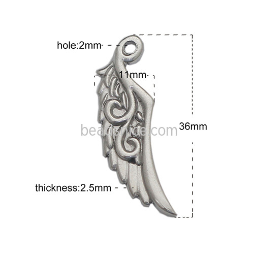 Stainless Steel Pendant Charm