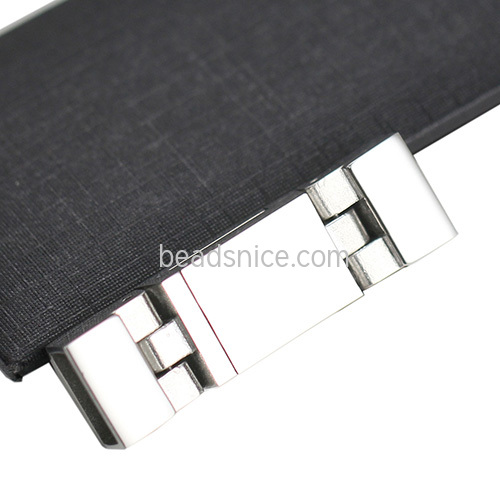Stainless Steel Magnetic Clasp，Leather Bracelet Clasp