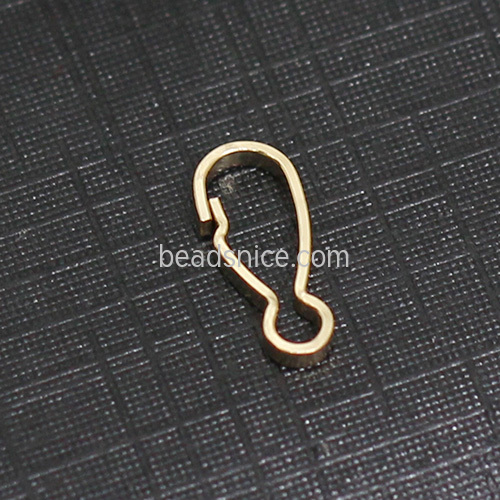 Gold Filled Spring Clasps Jewelry Connector Clasp for DIY Jewelry Making Melon Buckle