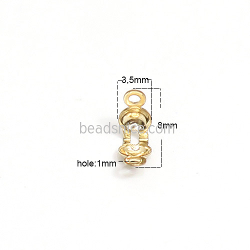 Gold filled Bead Tips