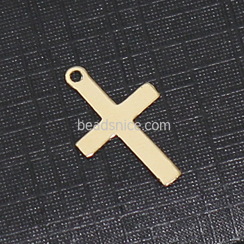 Gold Filled Cross Pendant Charm