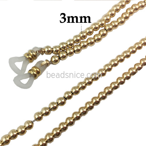 Gold filled reading glass chain