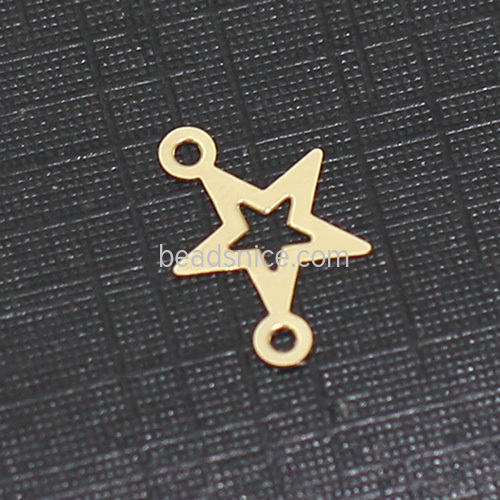 Gold Filled Pentagram Pendant Charm