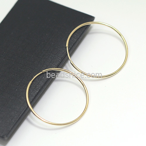 Gold Filled Hoops Earring Components