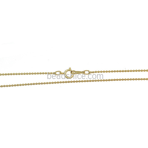 Gold Filled Ball Chain Necklace