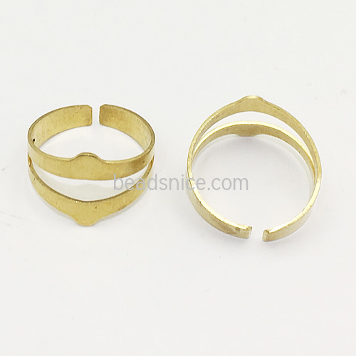 Brass Bezel Ring