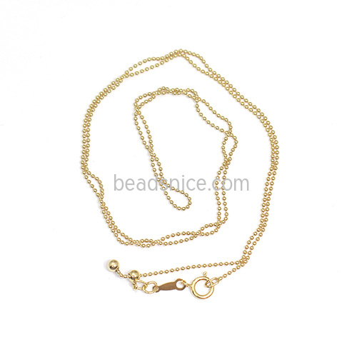 Gold Filled ball chain Necklace