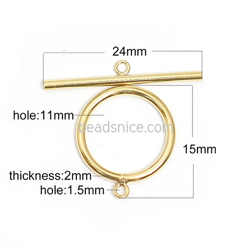 Gold Filled Toggle Clasp