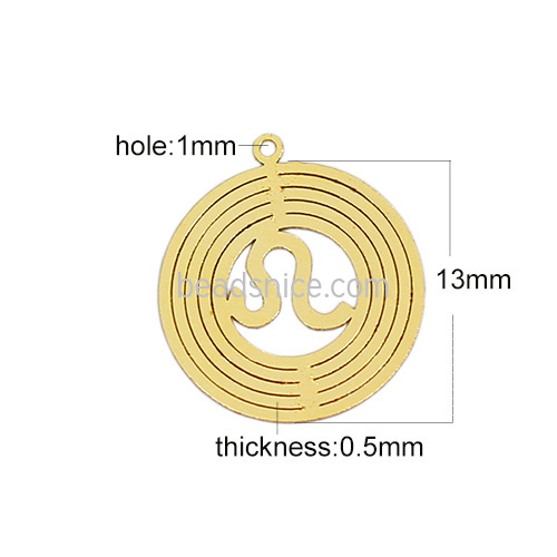 Gold Filled Pendant Charm