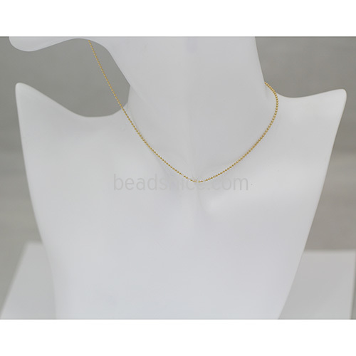 Gold Filled Ball Chain Necklace