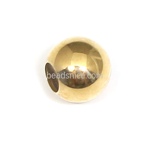Gold Filled Smooth Positioning Round Beads