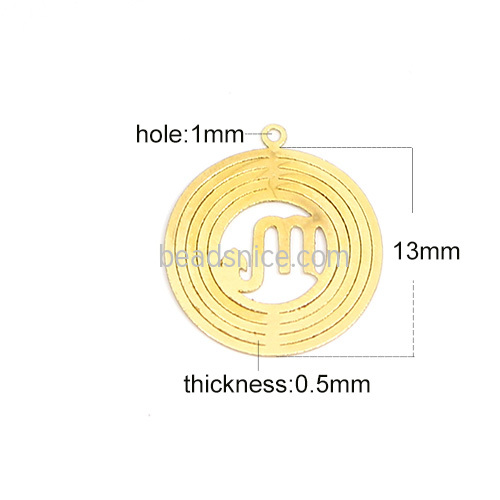 Gold Filled Pendant Charm