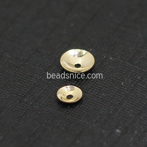 Gold Filled Beads Cap