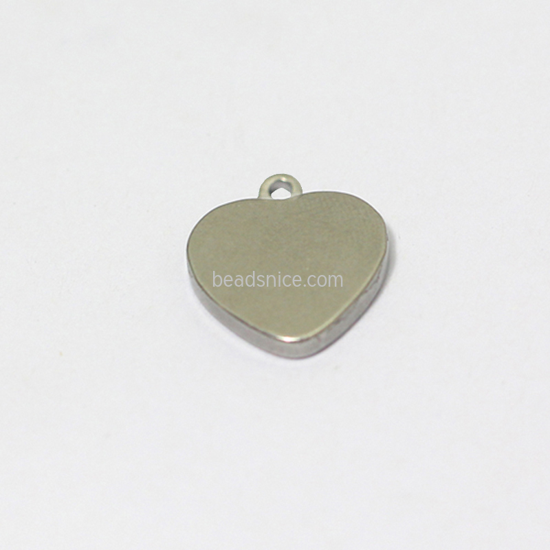Stainless steel base pendant heart necklace pendant wholesale