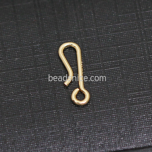 Gold Filled Hook and Eye Clasp Necklace Bracelet Clasp Jewelry Making Findings