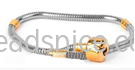19cm Stainless Steel Bangle Charms Jewelry,Stainless Steel 3mm snake chain bracelet for charms