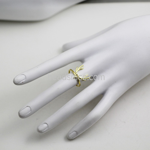 Sterling Silver Sing Fashion Animal Ring Deer Silver for Jewelry Making Wholesale Retail