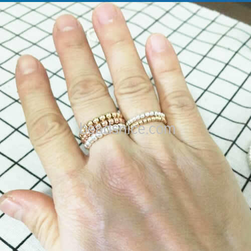 Gold Filled handmade beaded ring