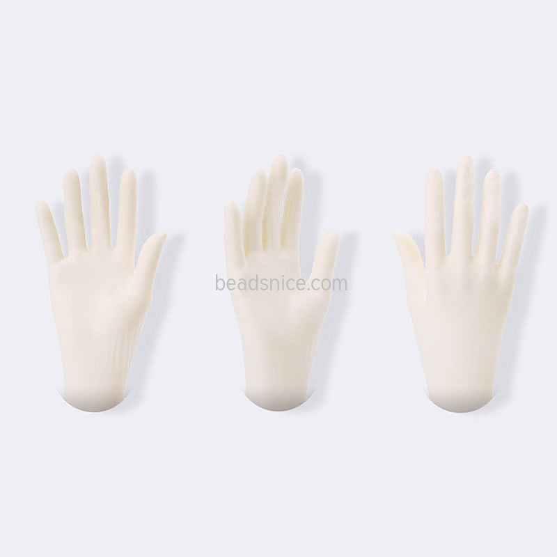 Disposable Light Yellow Latex Gloves Medium