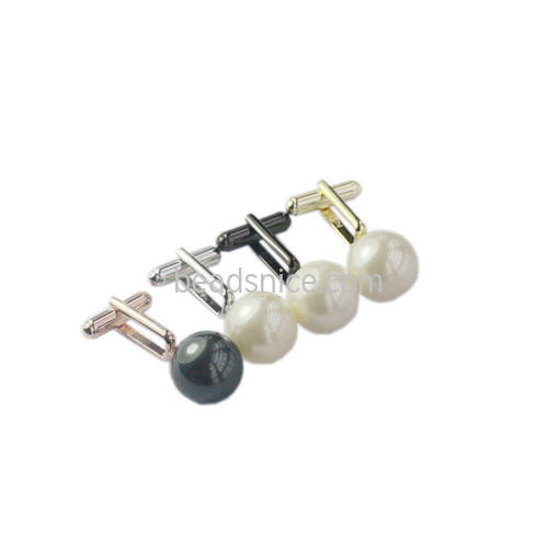 925 Sterling silver pearl cufflinks custom jeweley for women