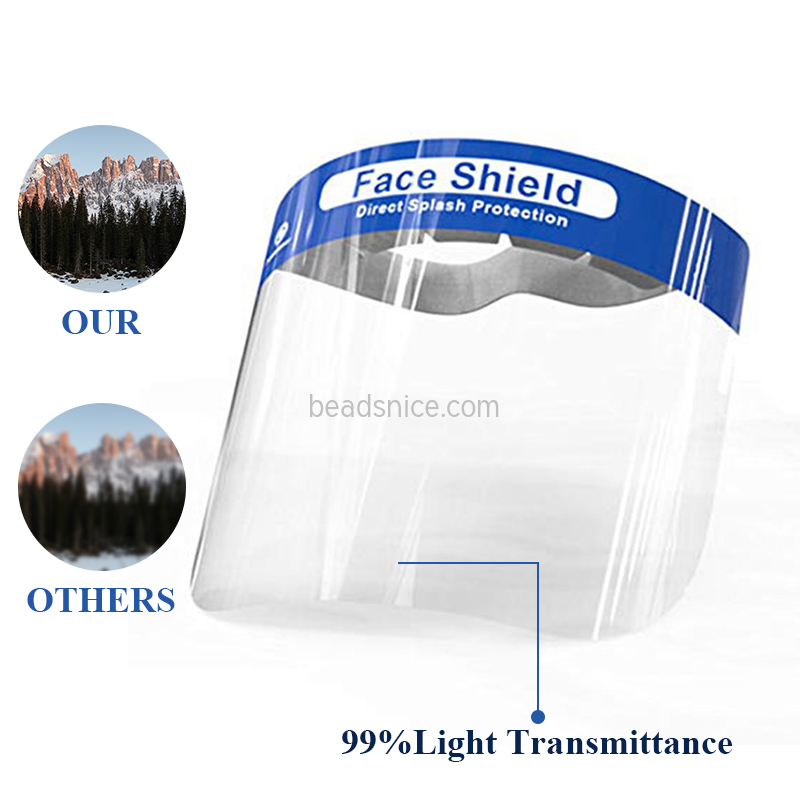 Disposable Ce Anti-Fog Face Shield Outbreak Transparent Full Face-Droplet Isolation Epidemic Prevention Protective Mask