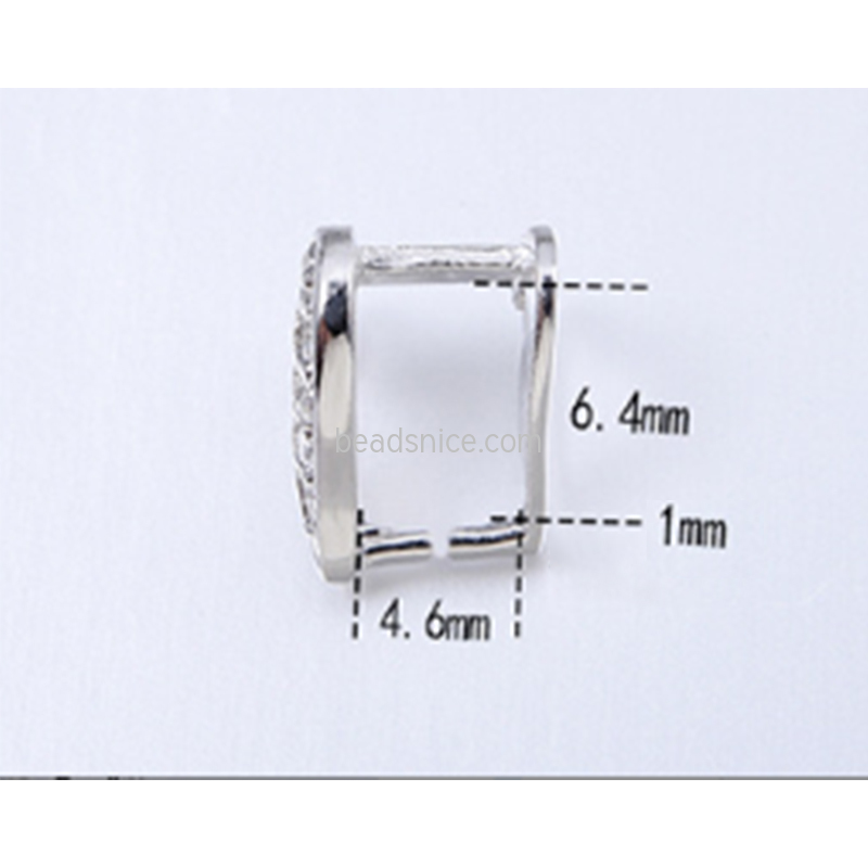 925 sterling silver bails jewelry