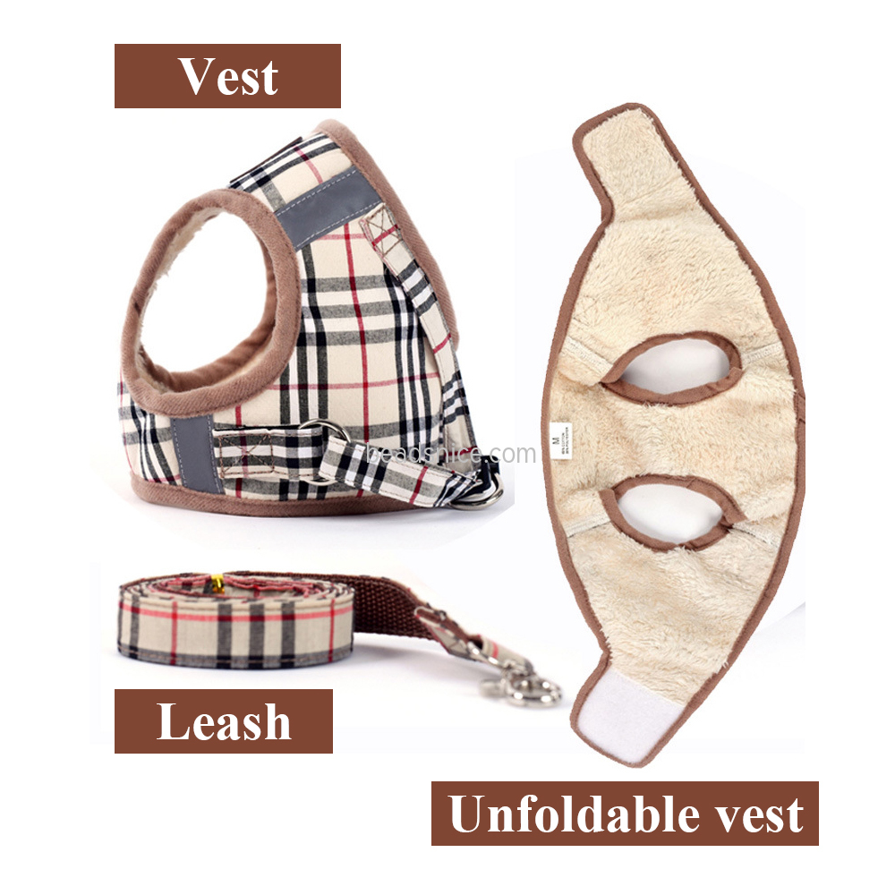 Small Dog Harness and Leash Set, Adjust Mesh Dog Harness for Small Dogs/Chihuahua