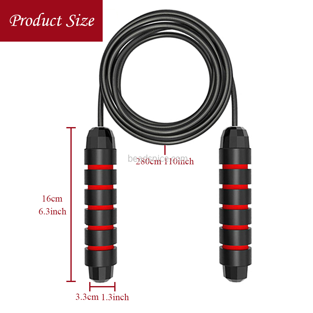 Tangle-Free Rapid Speed Jumping Rope  for Women, Men, and Kids,Adjustable Steel Jump Rope Workout with Foam Handles