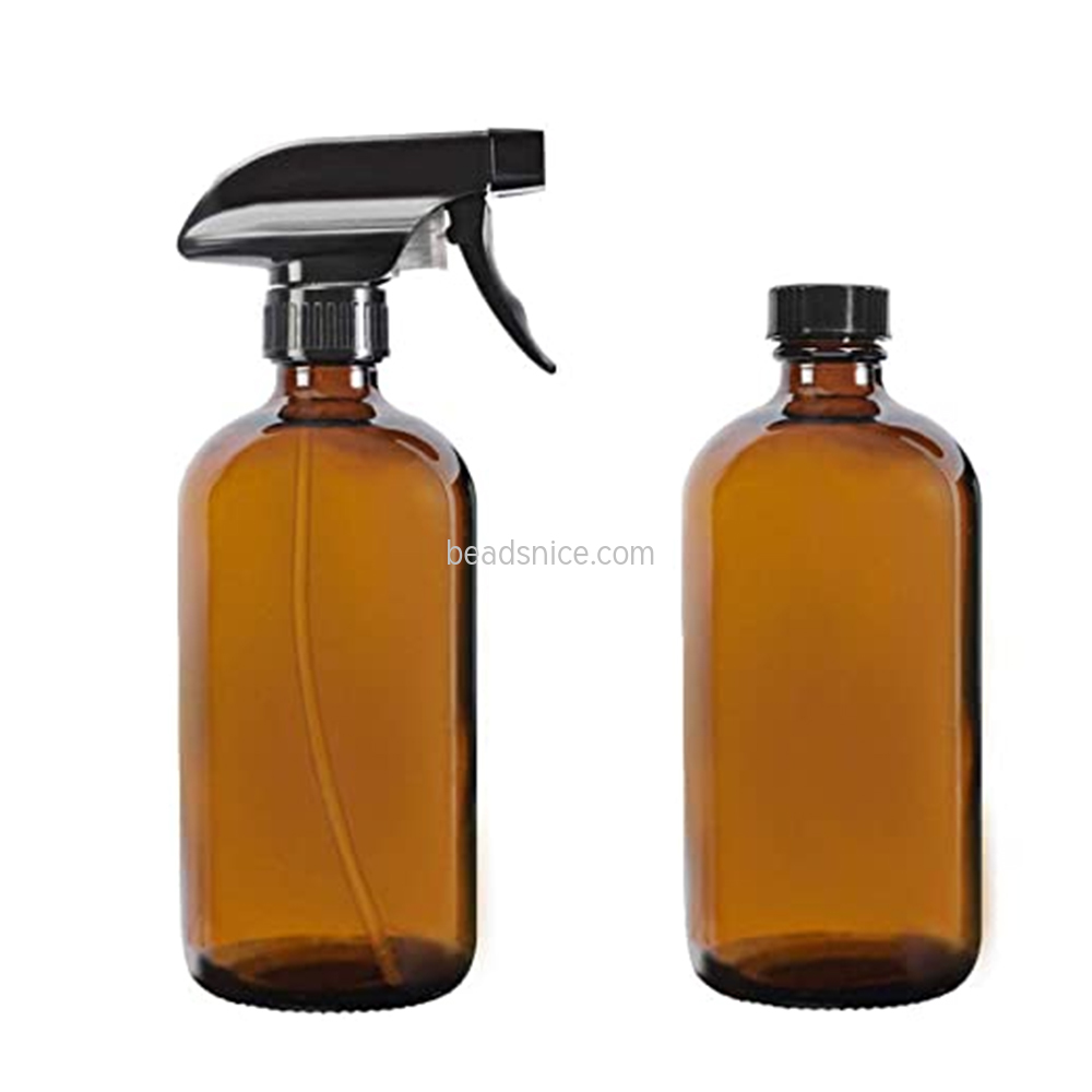 230ML/500ML/1000ML Tawny Hand Sanitizer Glass Brown Spray Bottle