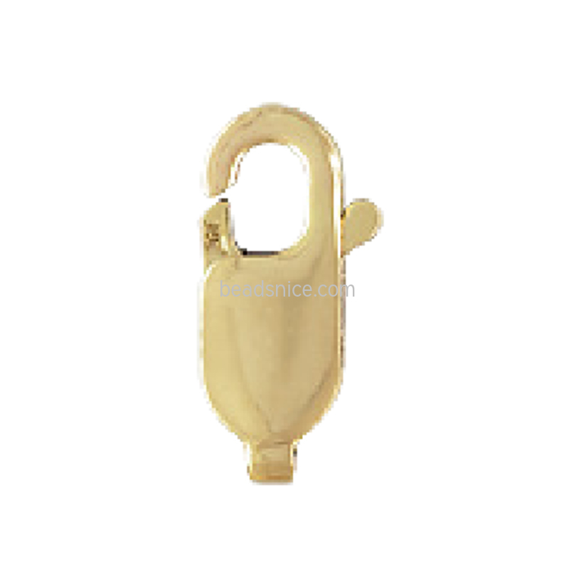 Gold filled lobster claw without jump ring