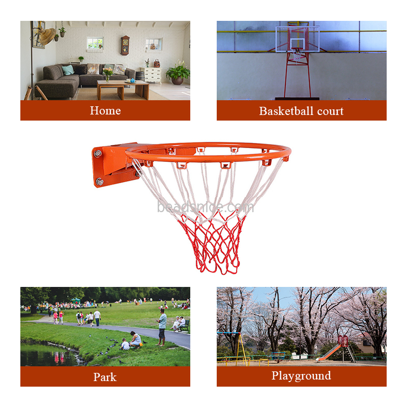 Adult Children Outdoor Basketball Frame  Solid Standard Basketball HoopSpring Basketball Hoop