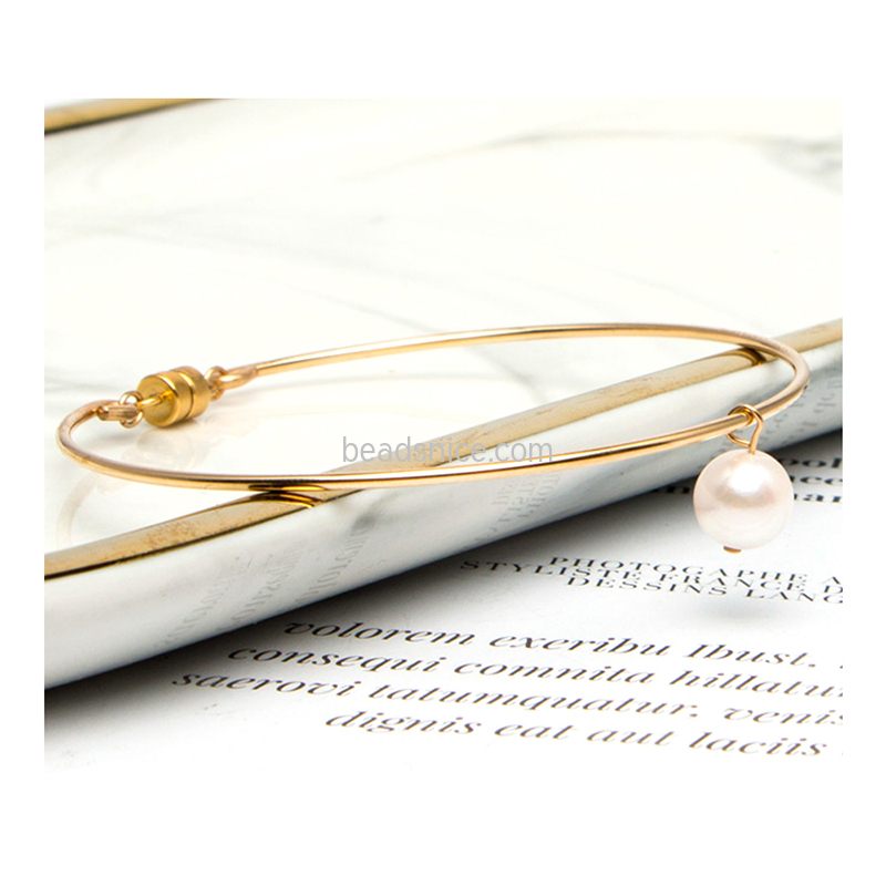 14K gold filled Japanese 7-7.5mm akoya pearl bracelet