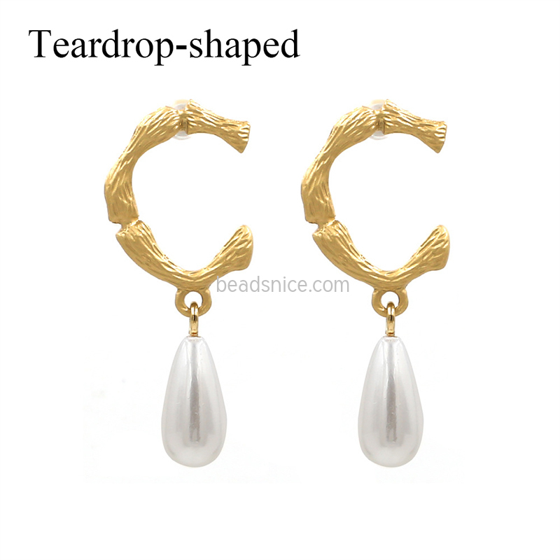 South Korea's hot sale pearl alloy earrings