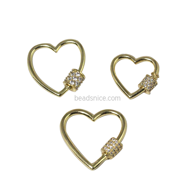 Jewelry Carabiner clasp Brass
